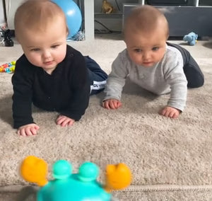 Encourage your baby to laugh, love, and crawl😍