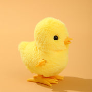 Cute Yellow Wind-Up Jumping Duck Toy